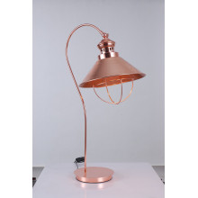 Lámpara de mesa de acero de color de cobre (KM0185T-1)