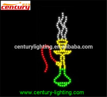 hookah animated led sign