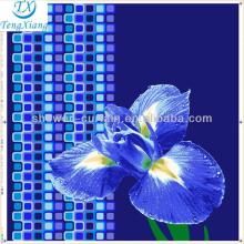 smalt color valentine rose shower curtain