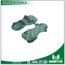 Lawn spike aerator shoes