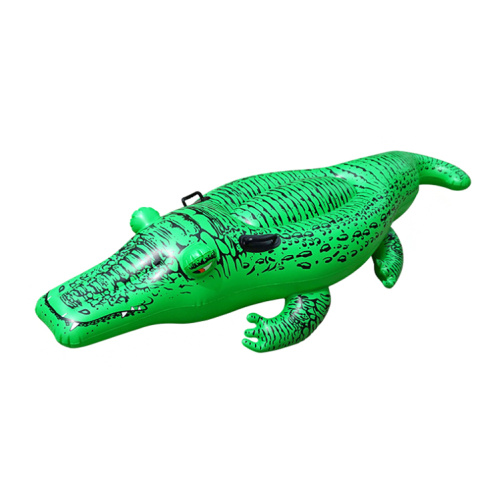 Flatties de crocodile personnalisées PVC FOOT Gonflable Ride-ON