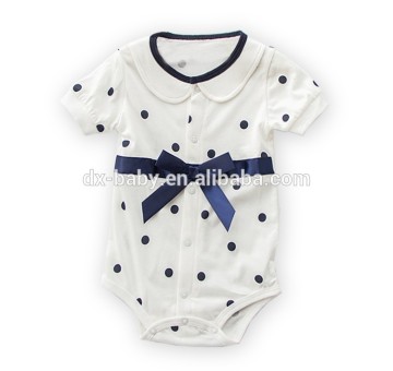 Latest Mickey Embroider Design Cotton Baby Wears