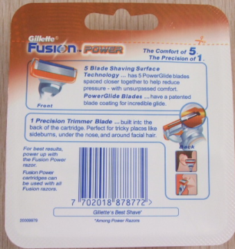 TOP quality AAAA Gillette Fusion Power 4s Razor Blades,European version