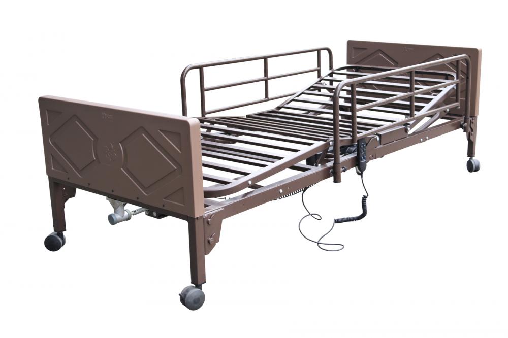 Motorized Bed Base with Wheels and Remote Control