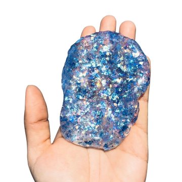 DIY Non-Toxic Galaxy Clear Crystal Slime Kit