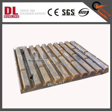 HIGH MAGANESE STEEL MN18% MN14% JAW PLATES