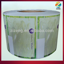 thermal printed label