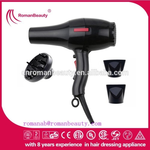 ionic travel hair dryer DC motor & over heat protection hair dryer RM-D11