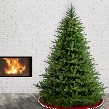 2024 High Quality Flocked Pre-Lit Linwoo Artificial Green Cypress Christmas Tree