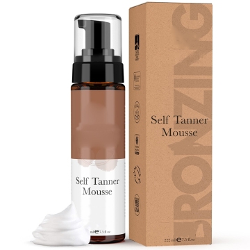 Private Label Vegan Dark Tanning Mousse Self Tanner Body Bronzer