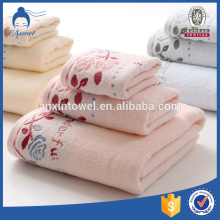 Custom Soft And Comfortable 100% Cotton Decorative Bath Towel Sets
