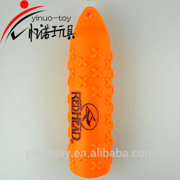 2017 Wholesale green PVC material orange pet bone toy for dogs