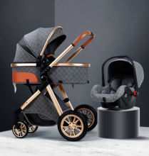 Wholesale Baby Strollers: 3-in-1 Aluminum Alloy Stroller with Car Seat