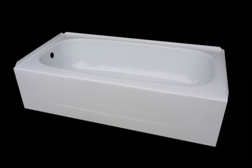 White Color Steel Apron Bathtub