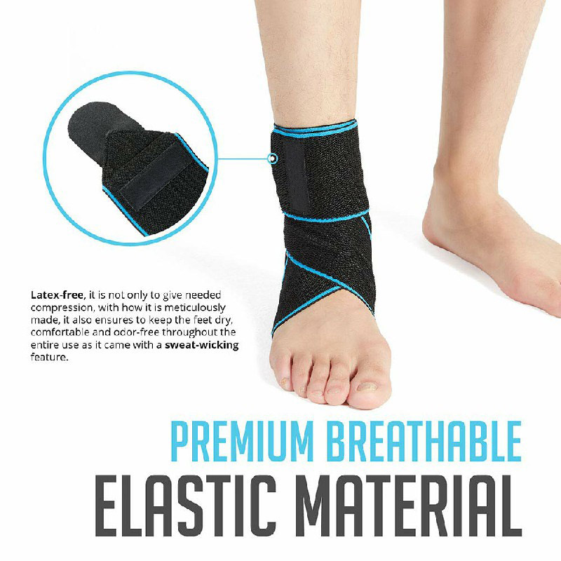 Sukan yang boleh laras Mampatan Ankle Support Brace For Sprain