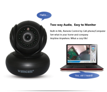 300K Pixel TF Card IR-CUT Audio Wireless webcam