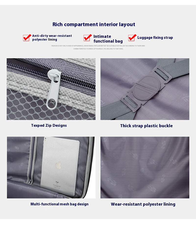 28 လက်မအရွယ် Oxford အထည်ခရီးဆောင်အိတ် 28-Inch Oxford Cloth Luggage Case