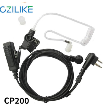 PTT Mic Covert Acoustic Tube Earpiece Headset for Various Motorola Radios