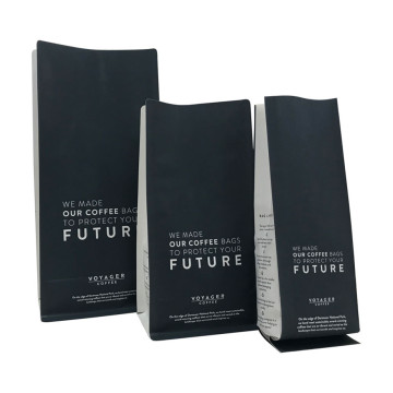 Sacs de café en papier d&#39;aluminium en plastique imprimé personnalisé recyclable