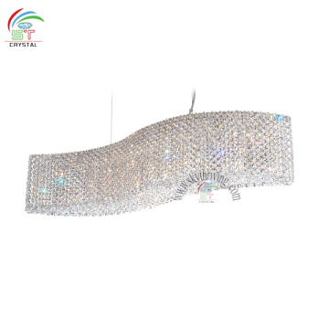 Customize Non-standard plaza crystal pendant lamp