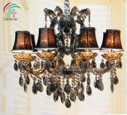 luxury black maria theresa chandelier/ black shade chandelier light