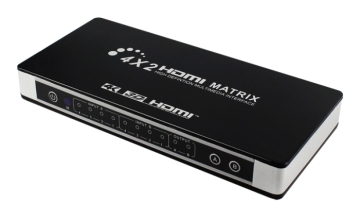 HDMI Matrix 4x2 HDMI 4K with IR Control