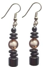 Hematite Earring with 925 silver hook