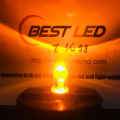 LED amarillo ultrabrillante de 5 mm LED ámbar de 595 nm