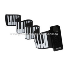 Portable toys musical roll-up piano