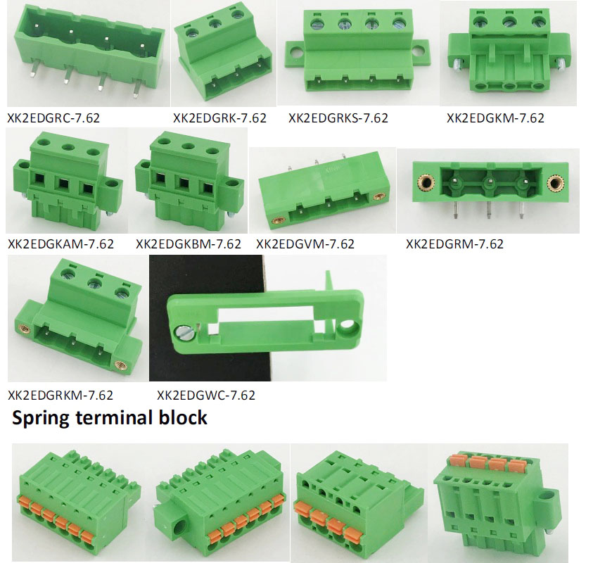 3.81mm pitch double row PCB terminal block