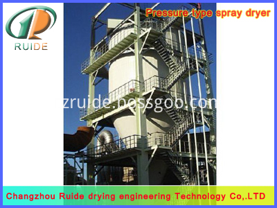 Rust remover spray drying tower