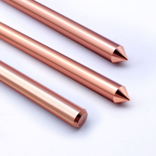8ft Copper Bonded Grounding Rod per ANSI C135.30