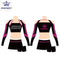 Team Performance Cheerleading Uniformen mit Strasssteinen