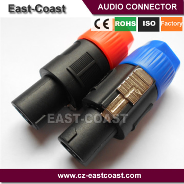 Audio Speaker Plug Twist Lock 4 Pole Speaker Plug