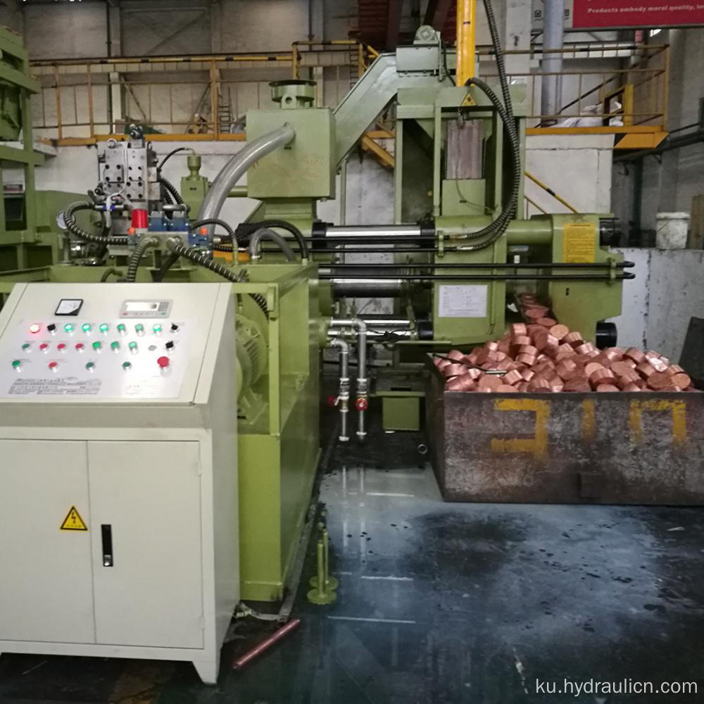 Horizontal Scrap Steel Turnings Briquette Making Machine