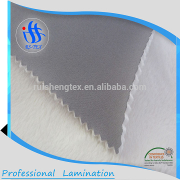 100D 4 way stretch fabric bonded PU bonded Super-soft Velour