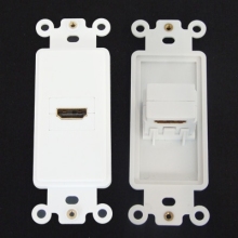 Decora Insert HDMI Wallplate, White