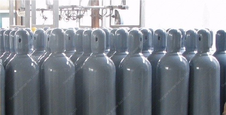 SF6 gas cylinder bottled size and colour