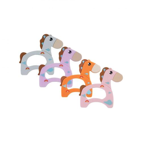 बीपीए फ्री सिलिकॉन बेबी मोलर टीथर चबाने वाले खिलौने