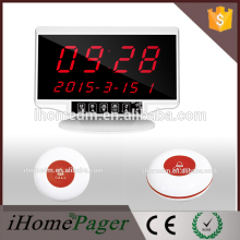 Restaurant service button wireless waiter pager calling system