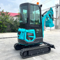 Backhoe mini máy xúc với đường ray cao su