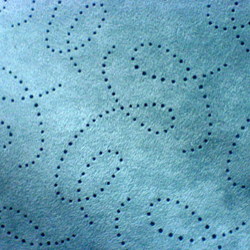 Punched Suede Fabric, Made of 100% Polyester