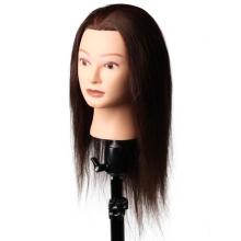 Hairdressing training heads black mannequin heads with hair for braiding