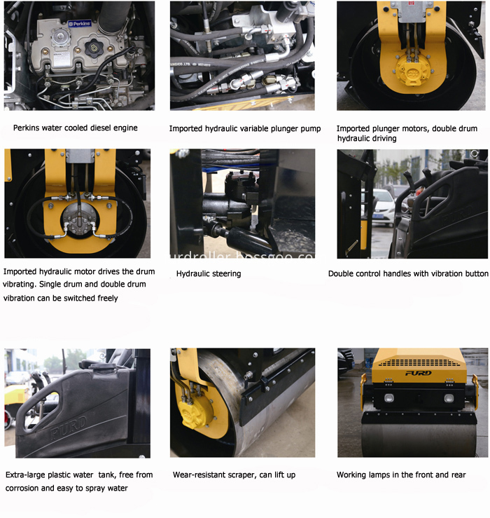 Дорожный каток FYL-1200 FYL-1200 Road Roller Compactor