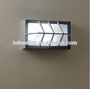 91026 modern exterior grilled bulkhead wall light
