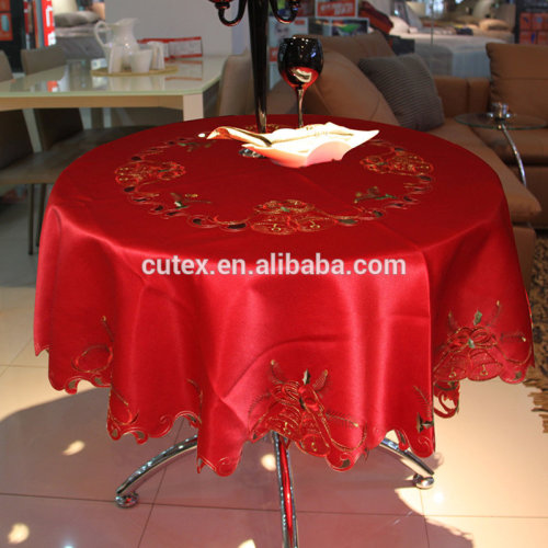 christmas round table cloth