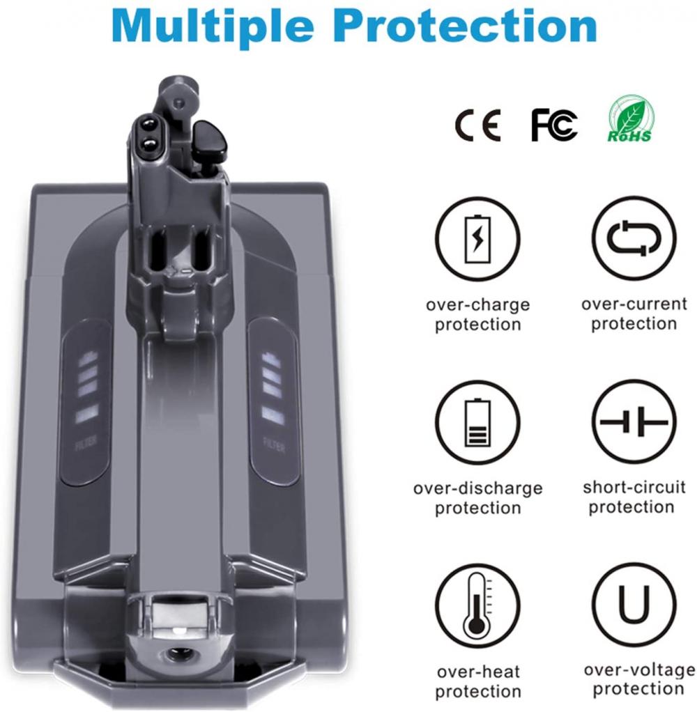 Dayson V10 rechargeable battery