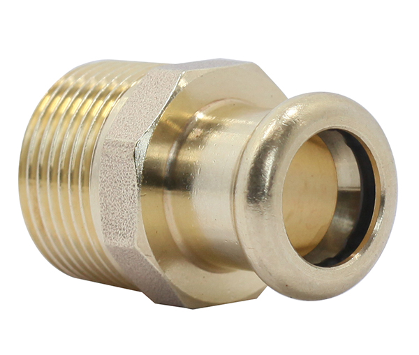 Brass Press Male Adapter