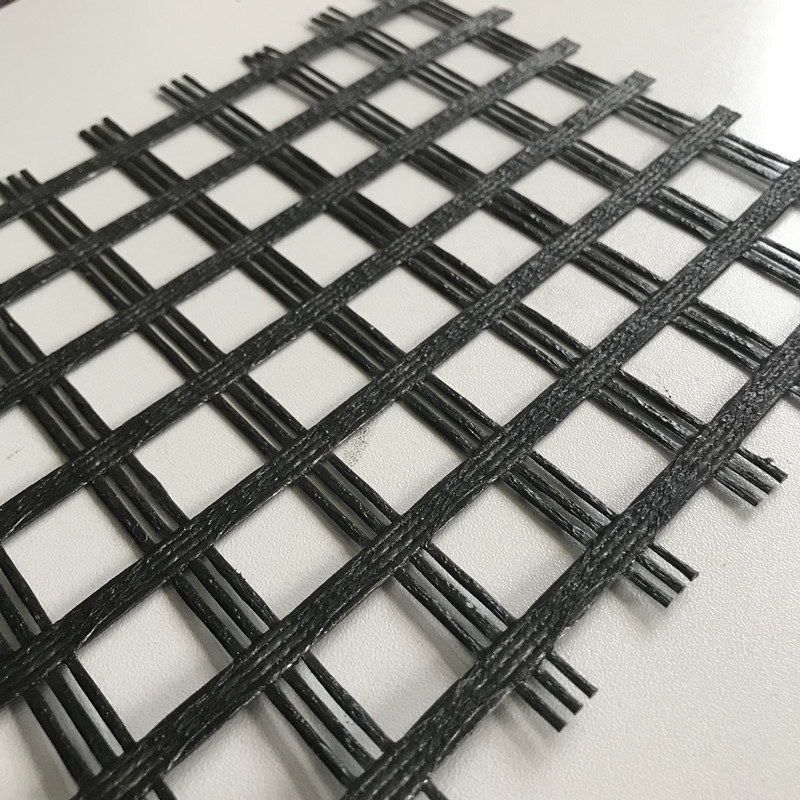 الألياف الزجاجية المقواة Geogrid 50KN