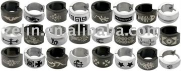 Fashion stainless steel earrings body piercing jewelry